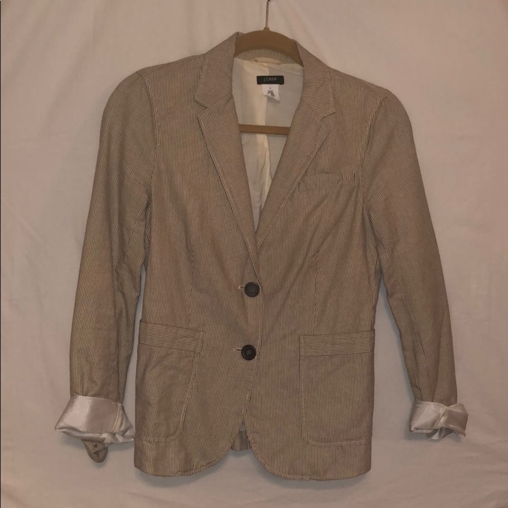 J.Crew Stripe Blazer